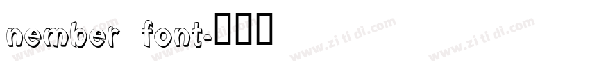 nember font字体转换